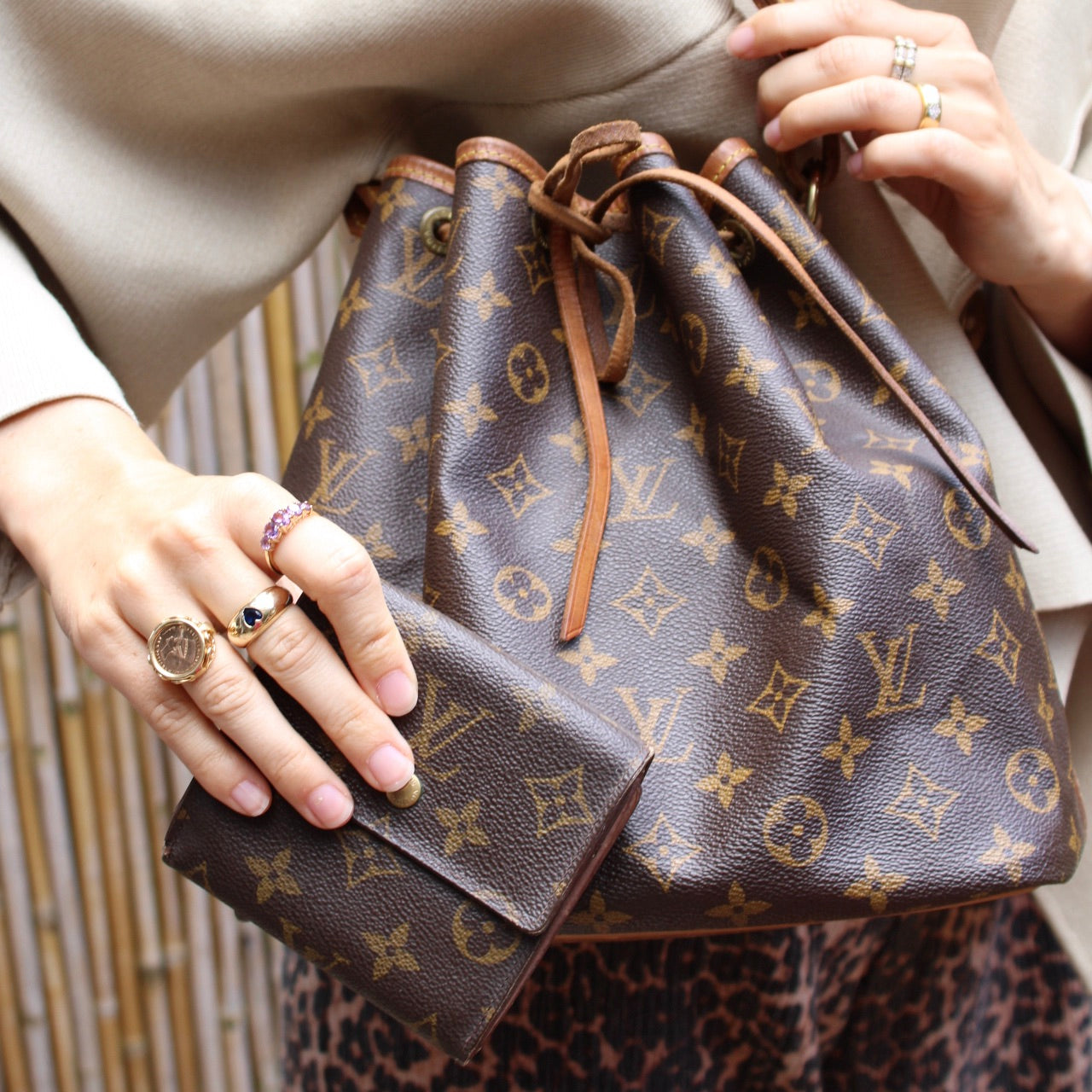 Louis Vuitton Monogram Elise Trifold Wallet
