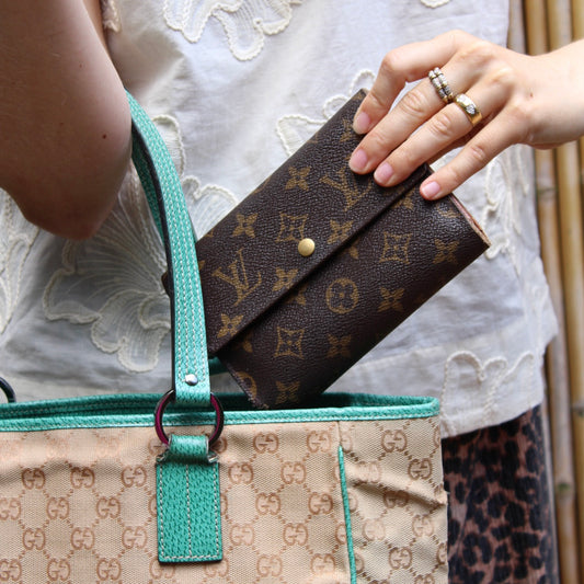 Louis Vuitton Monogram Porte Tresor Etui Papier Wallet