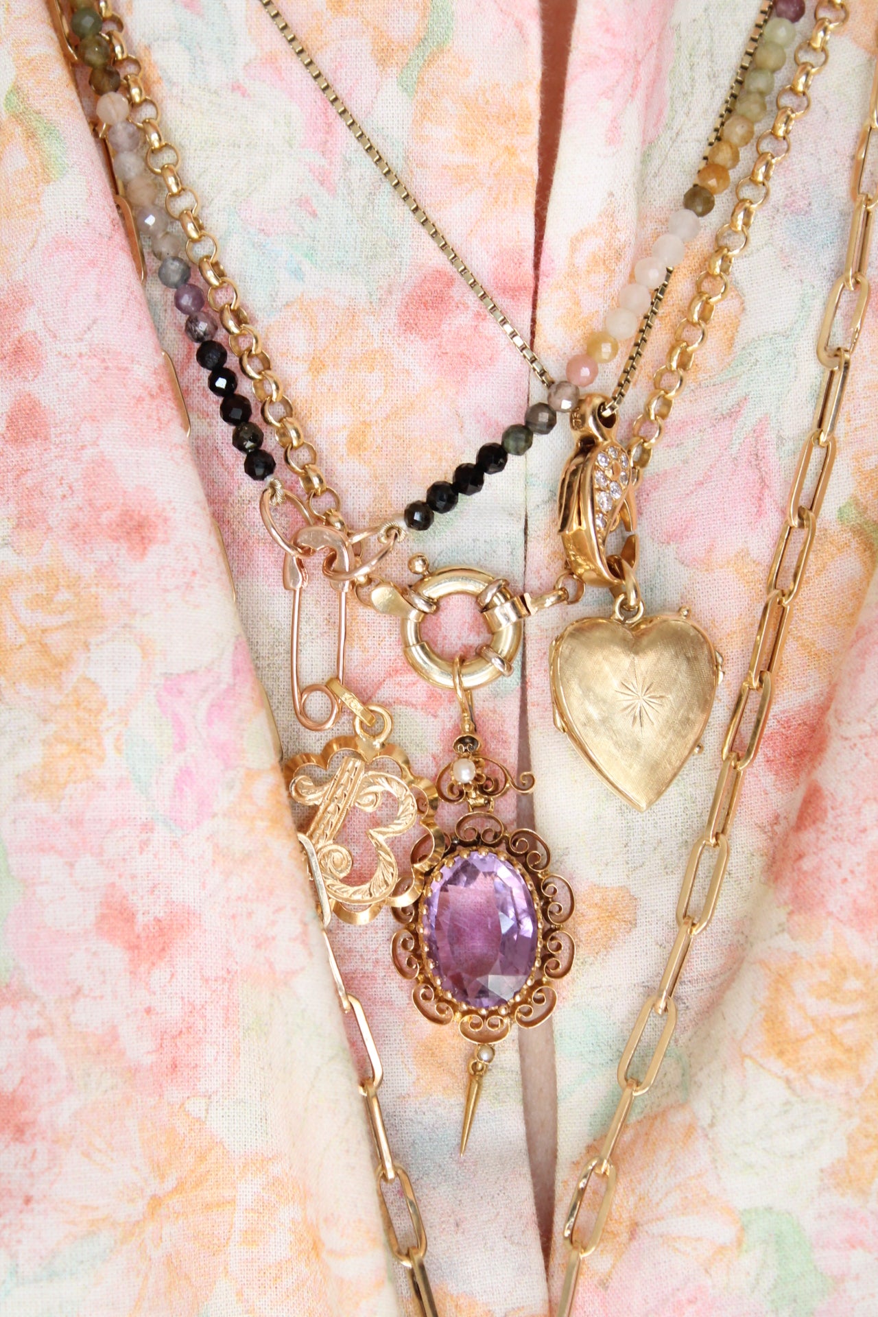 Heavy Connector Lock Jasseron Necklace