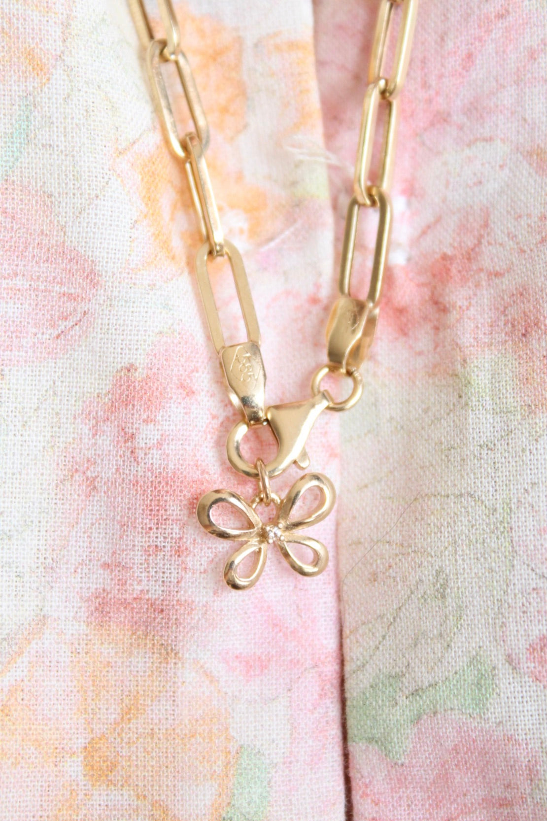 Paperclip/Closed Forever Necklace