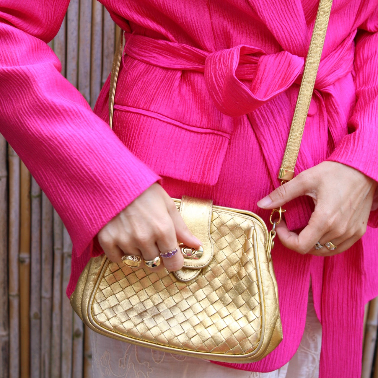 Bottega Veneta Intrecciato Shoulder Bag