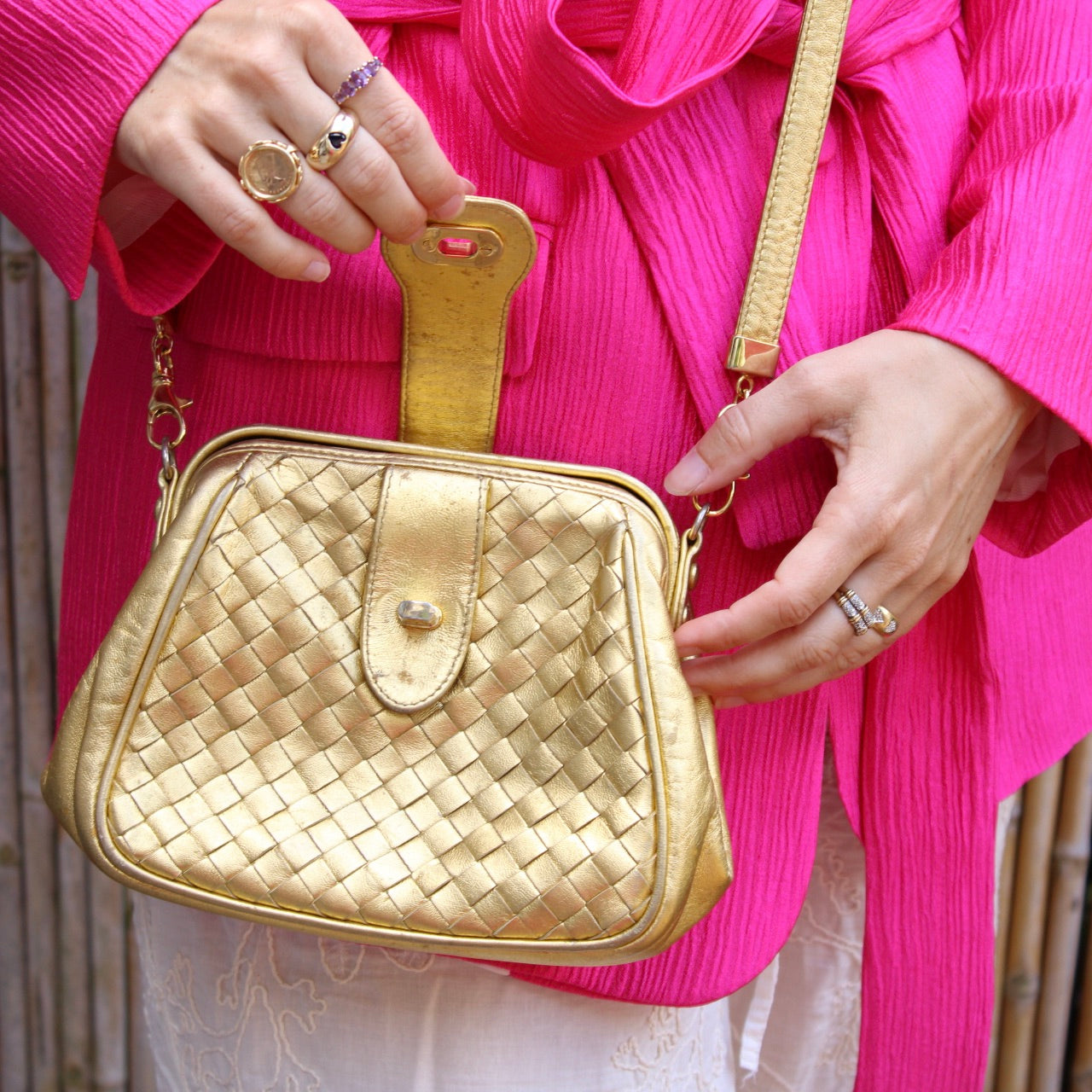 Bottega Veneta Intrecciato Shoulder Bag