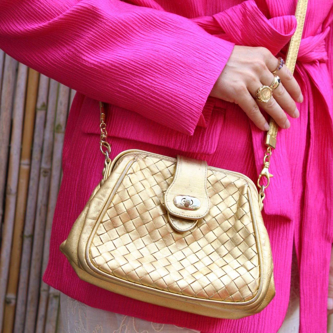 Bottega Veneta Intrecciato Shoulder Bag