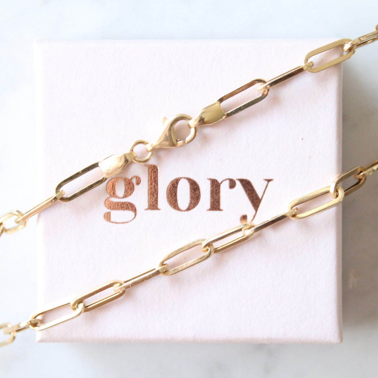 Paperclip/Closed Forever Necklace