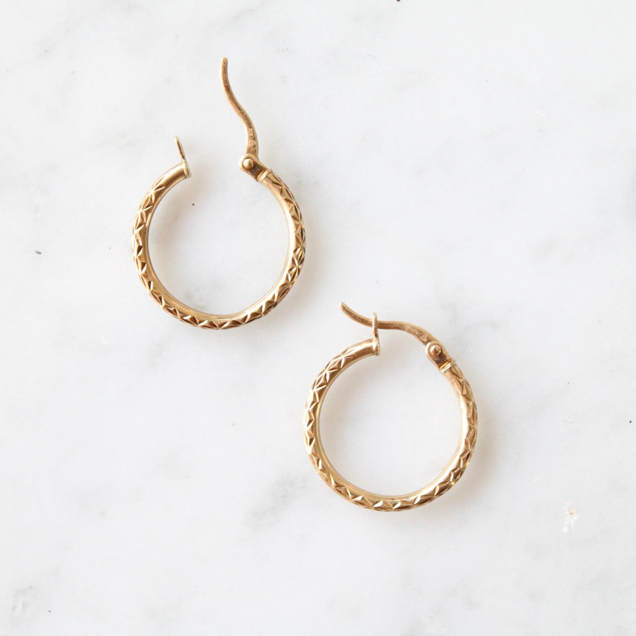 Detailed Hoop Earrings