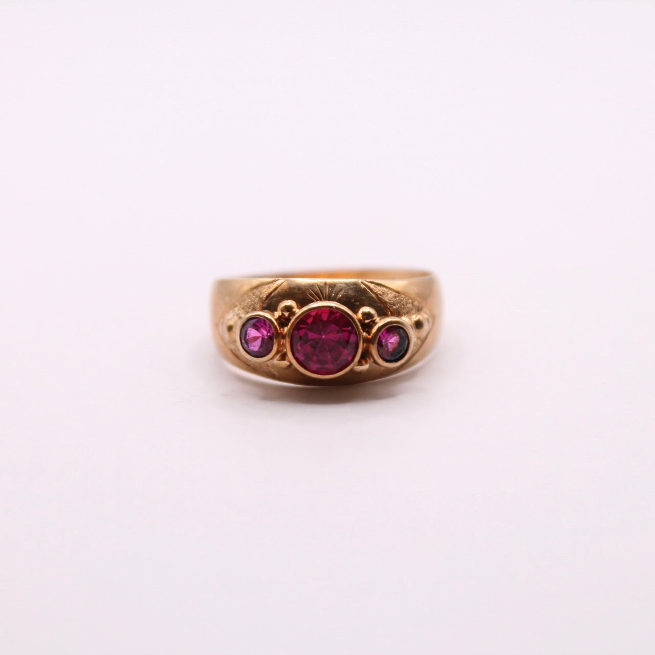 Ruby Trilogy Gypsy Ring
