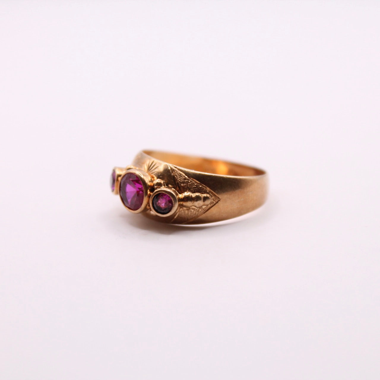 Ruby Trilogy Gypsy Ring