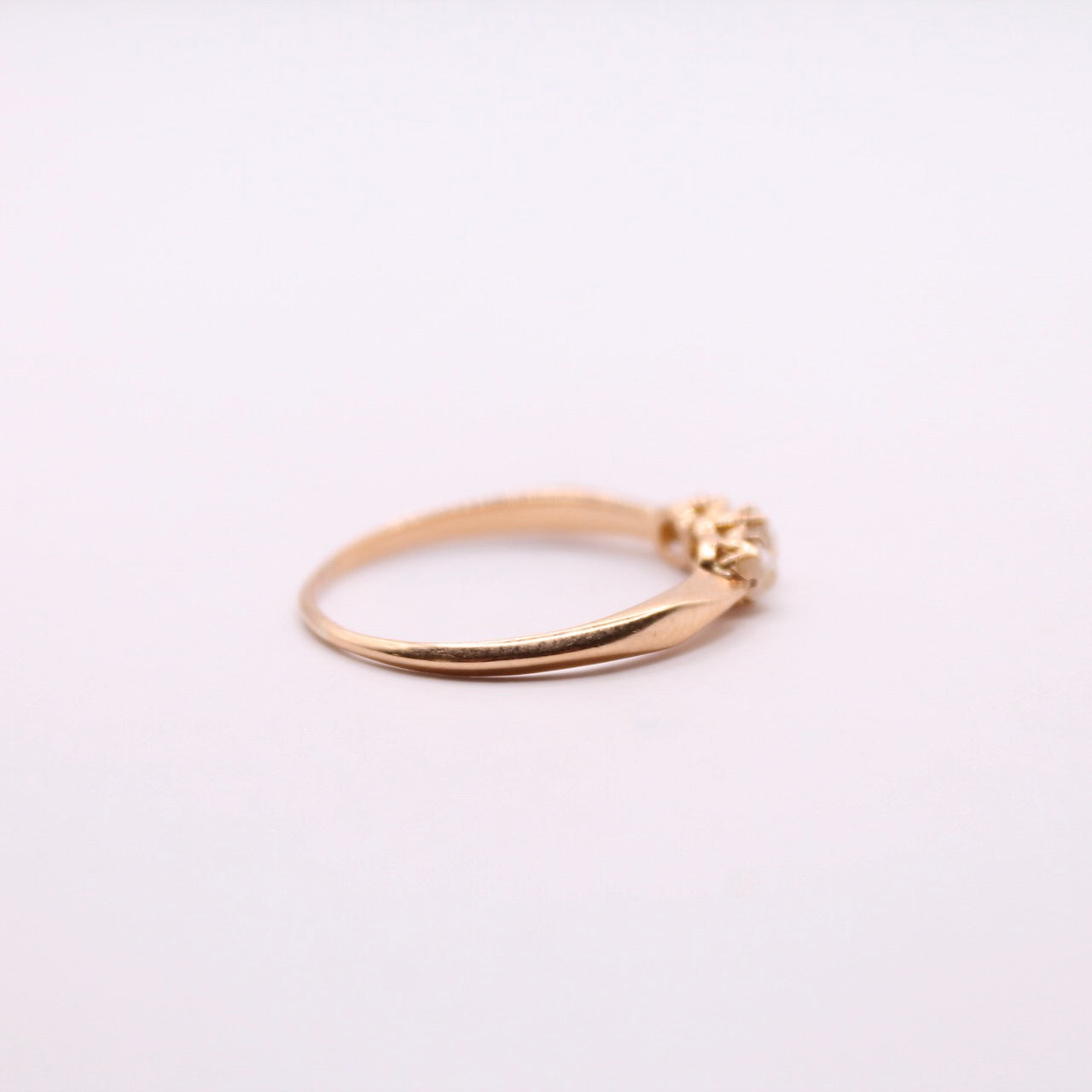 Pearl & Diamond Trilogy Ring