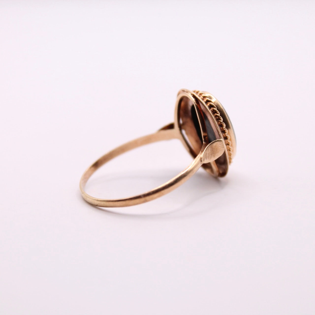 Black Opal Statement Ring