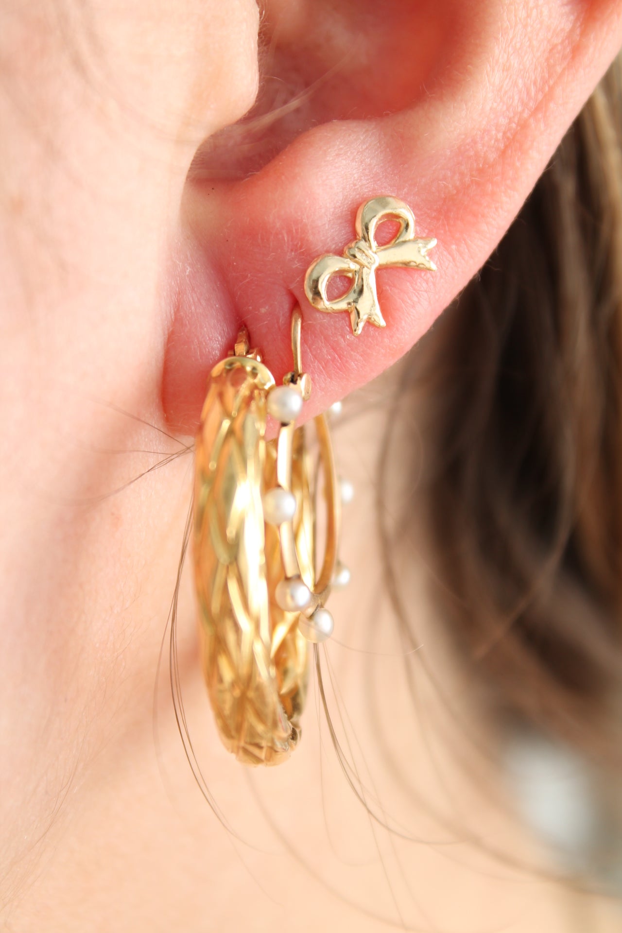 Bow Stud Earrings