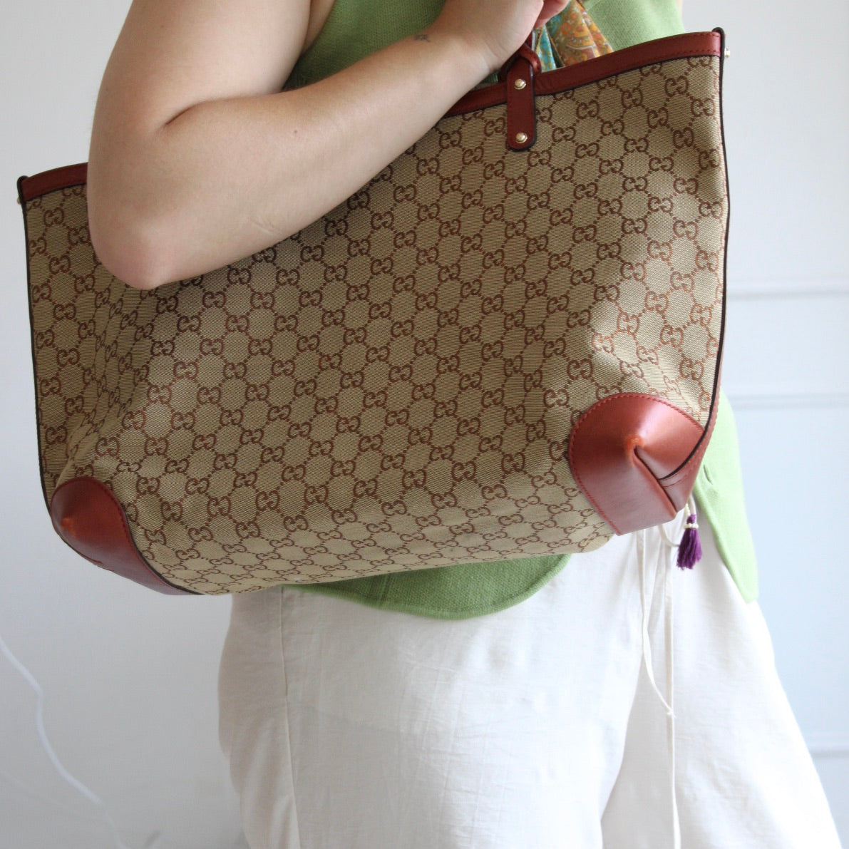 Gucci GG Canvas Tote Bag