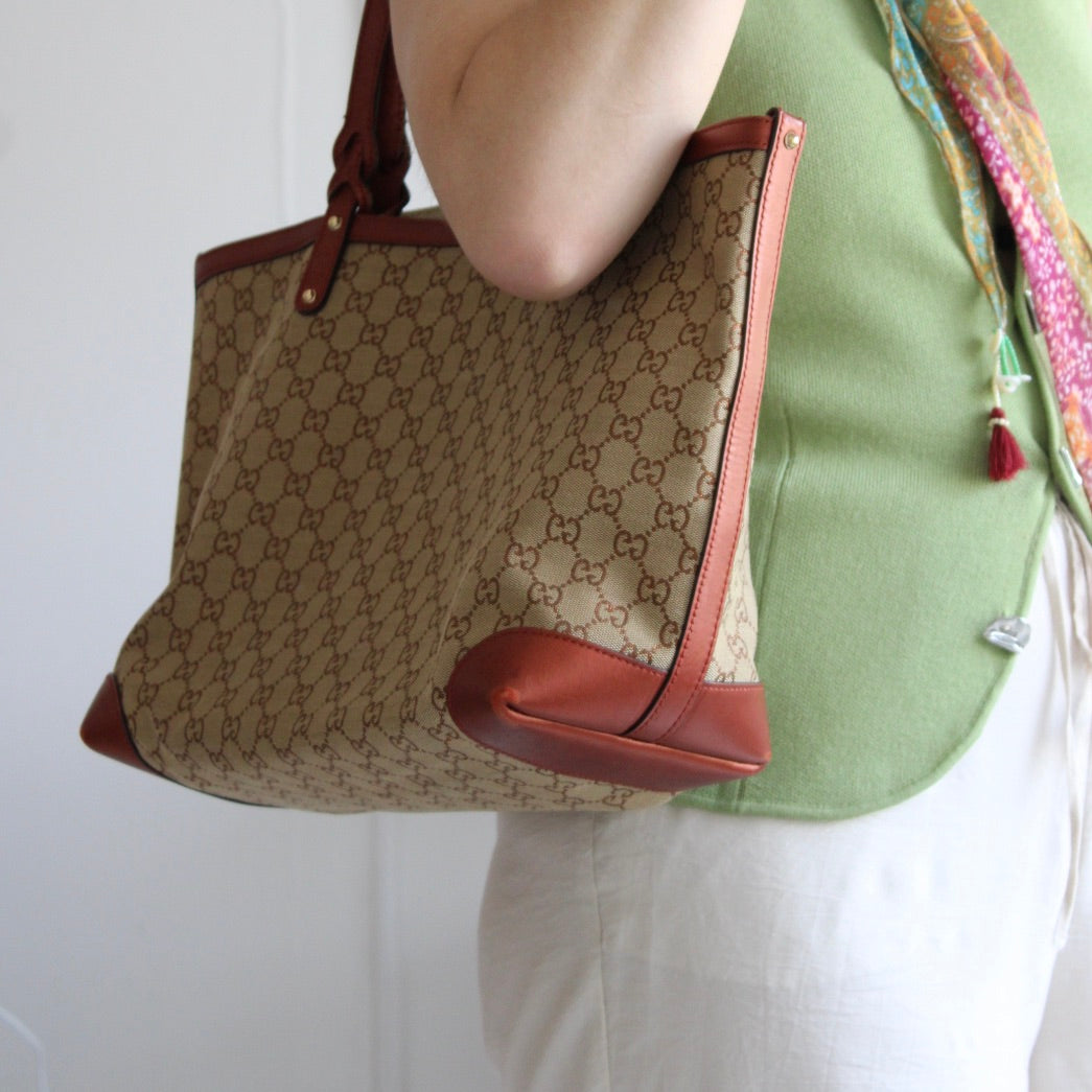 Gucci GG Canvas Tote Bag