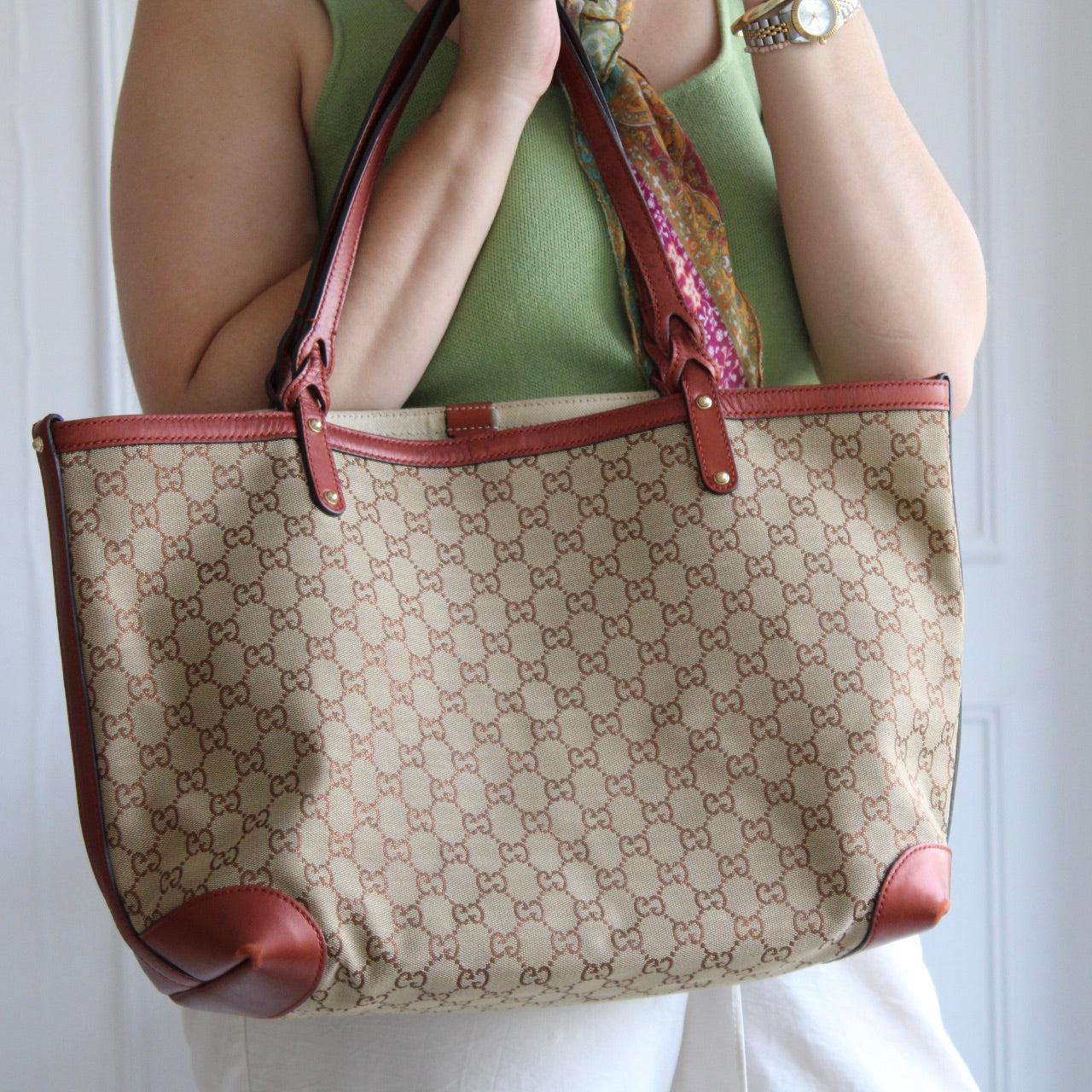 Gucci GG Canvas Tote Bag