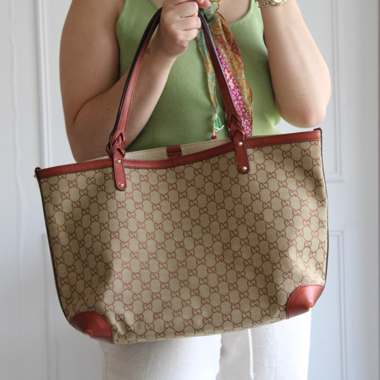 Gucci GG Canvas Tote Bag