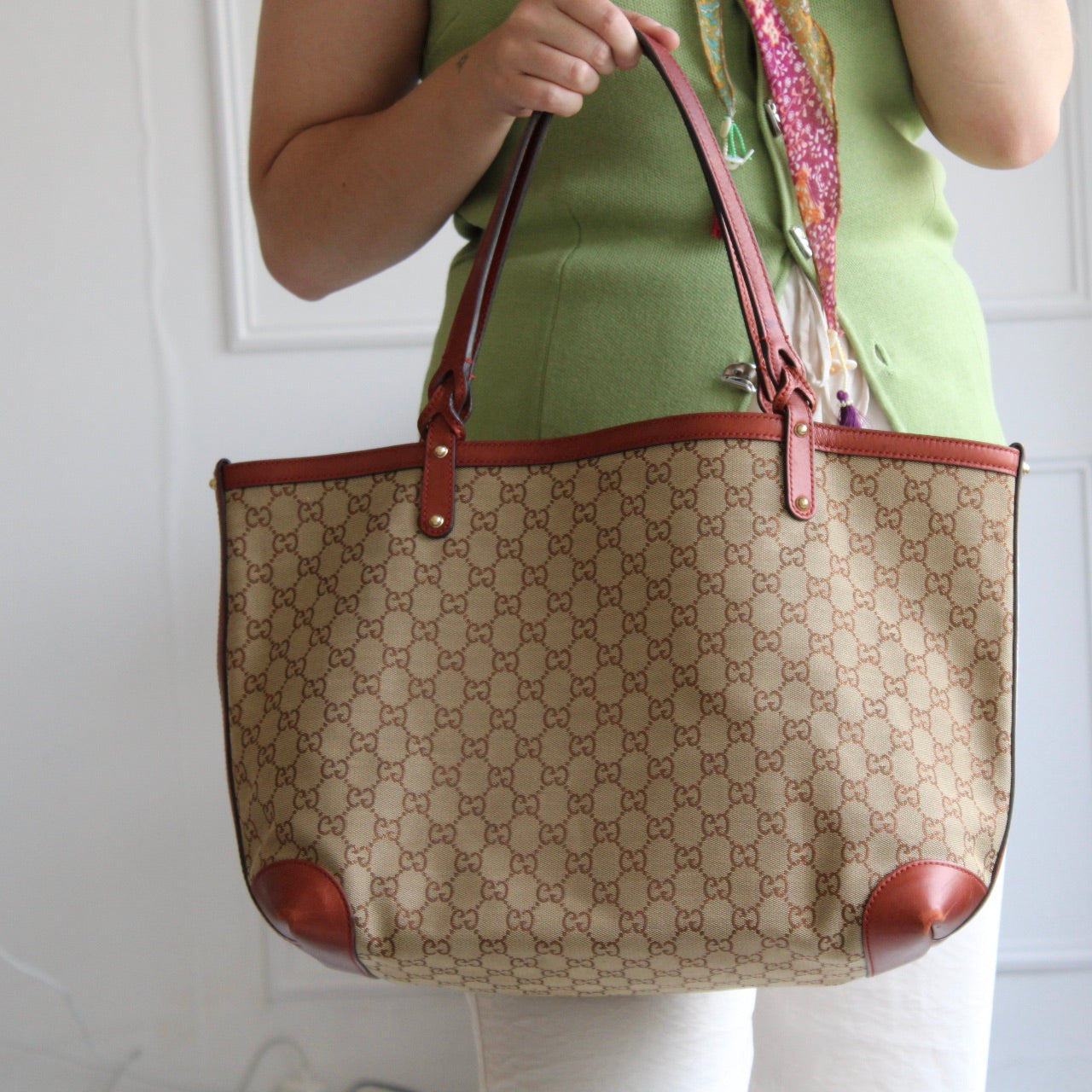 Gucci GG Canvas Tote Bag
