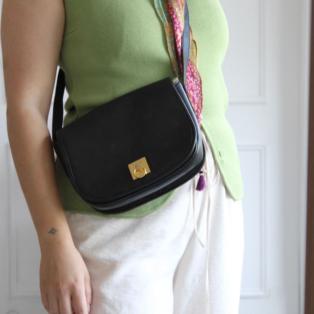 Celine Leather Shoulder Bag