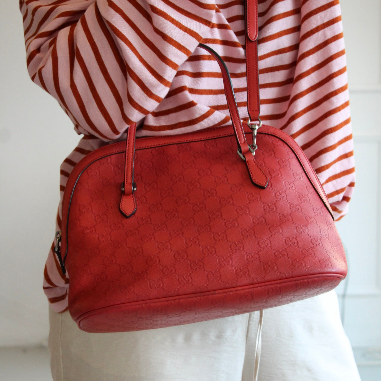 Gucci Guccissima Leather 2-Way Bag