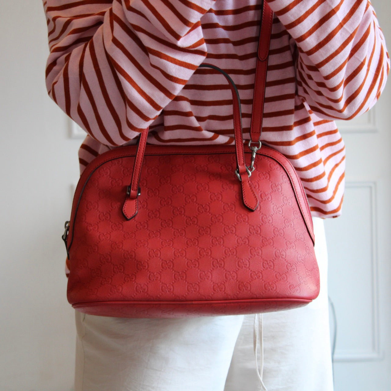 Gucci Guccissima Leather 2-Way Bag