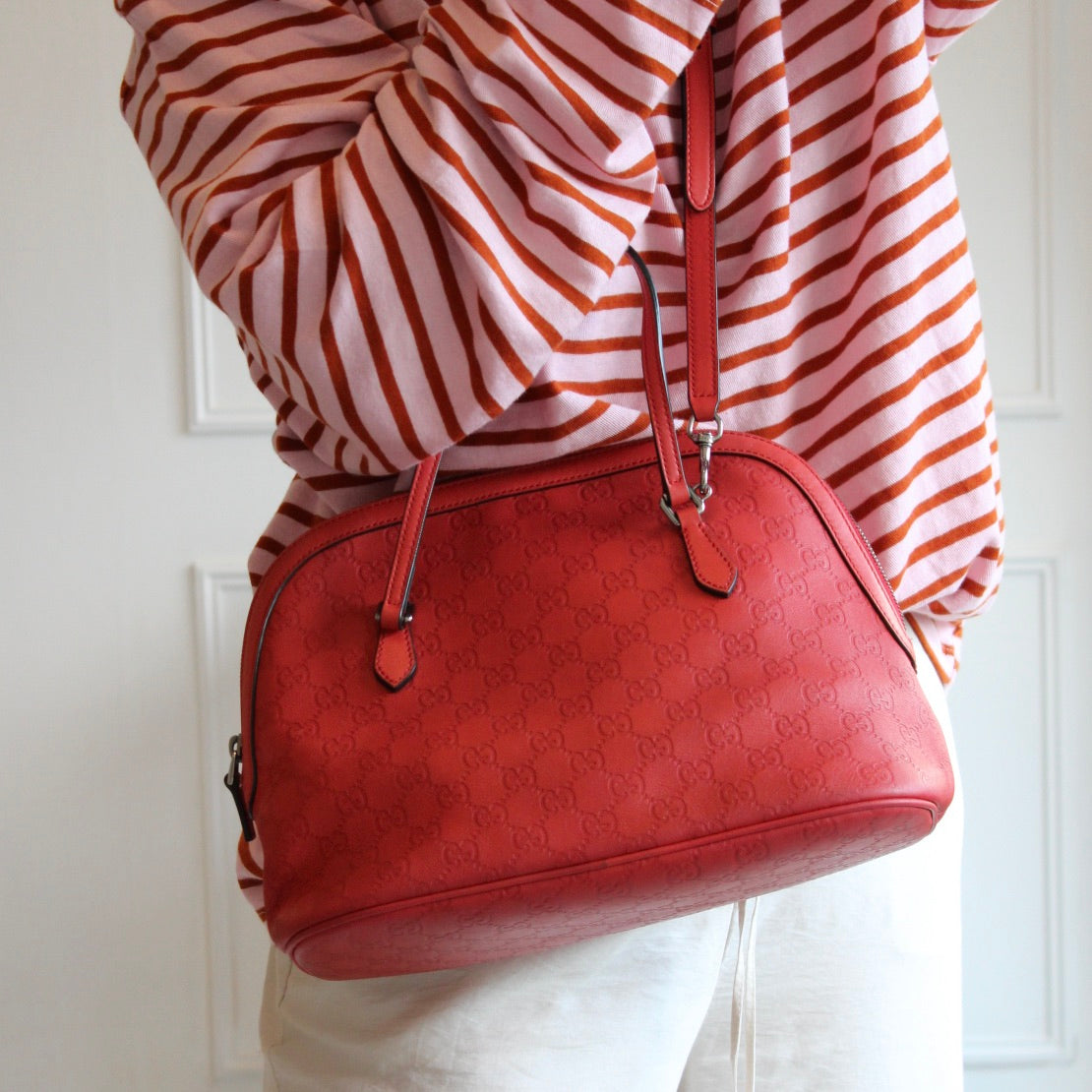 Gucci Guccissima Leather 2-Way Bag