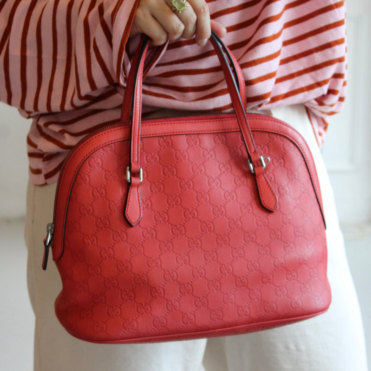 Gucci Guccissima Leather 2-Way Bag