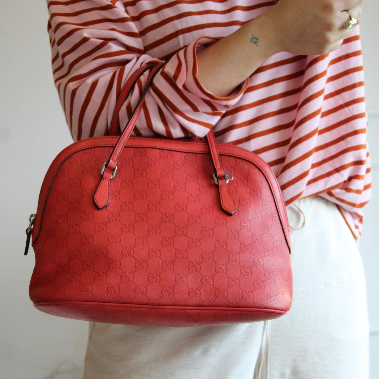Gucci Guccissima Leather 2-Way Bag