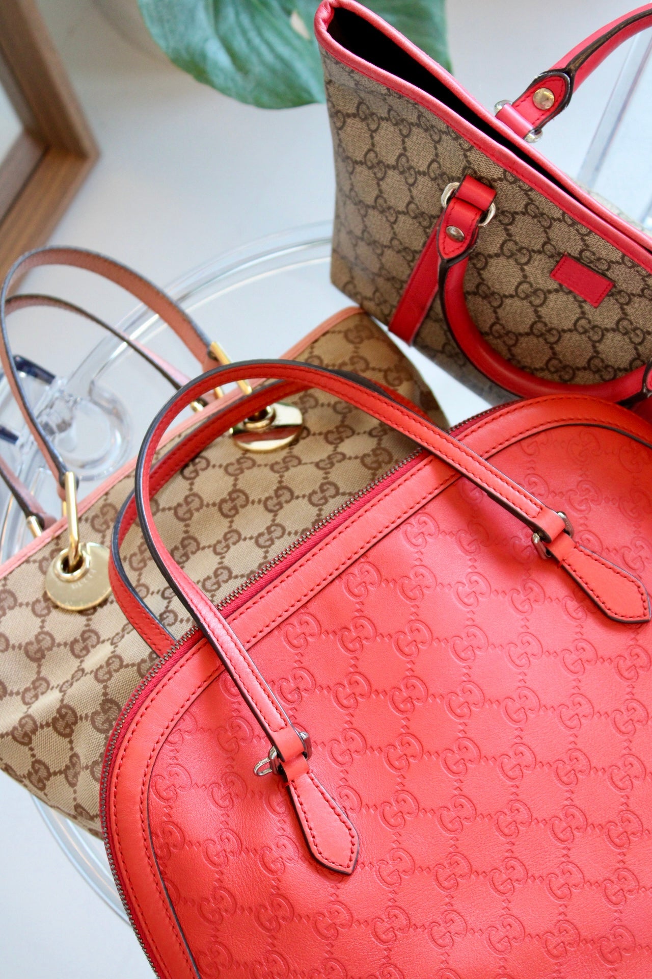 Gucci Guccissima Leather 2-Way Bag