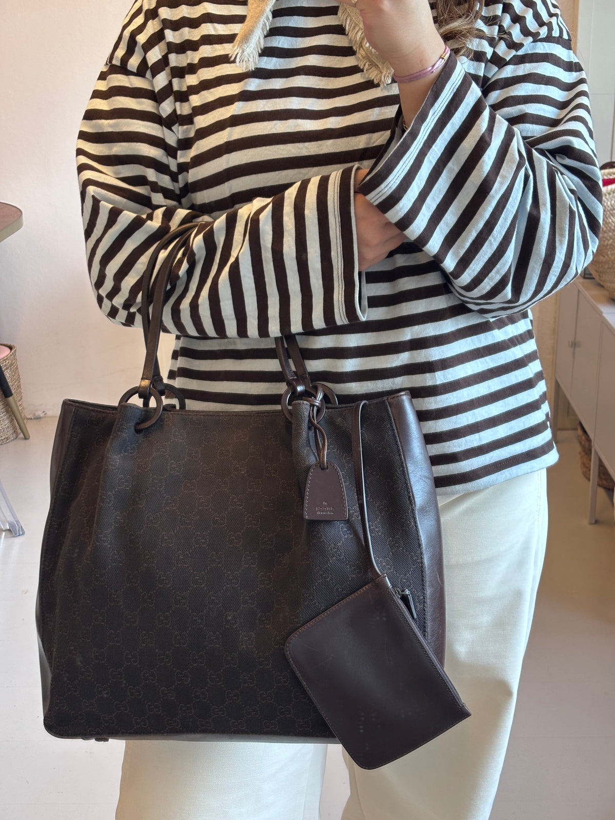 Gucci GG Canvas Tote Bag
