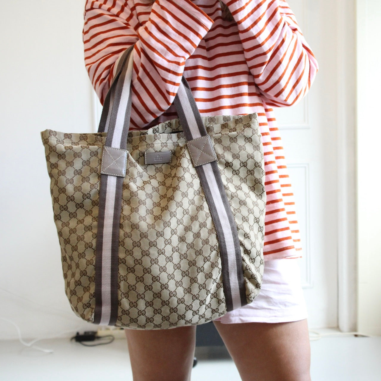 Gucci GG Canvas Tote Bag