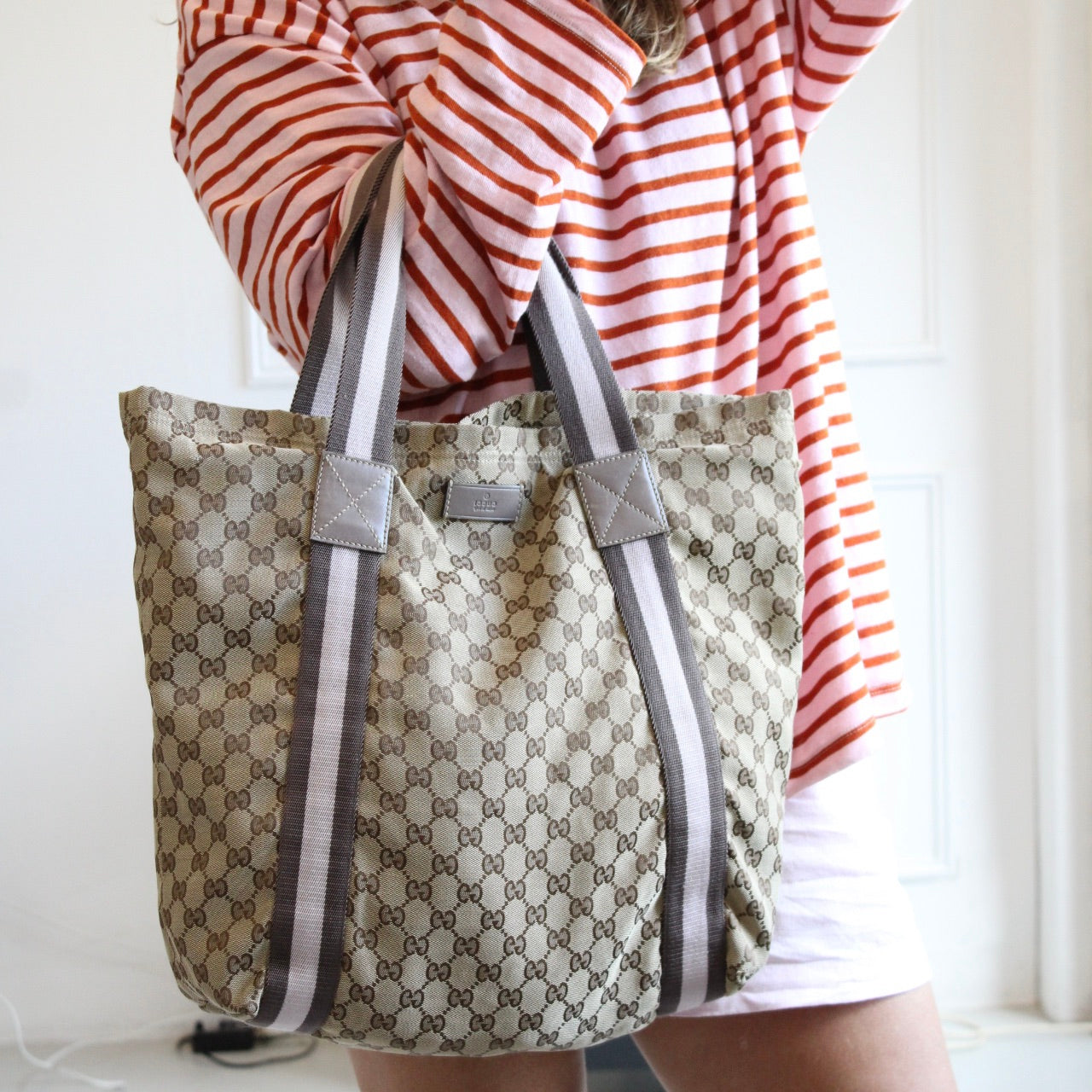 Gucci GG Canvas Tote Bag