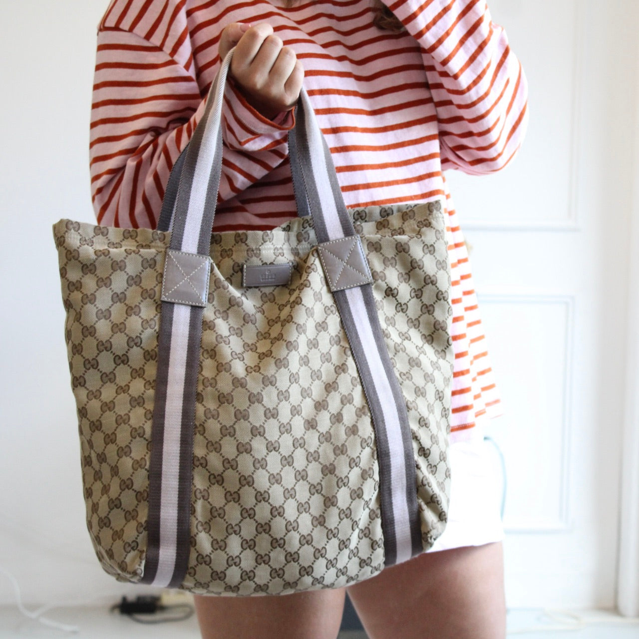 Gucci GG Canvas Tote Bag
