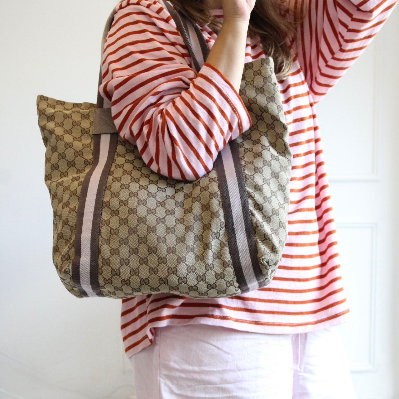 Gucci GG Canvas Tote Bag
