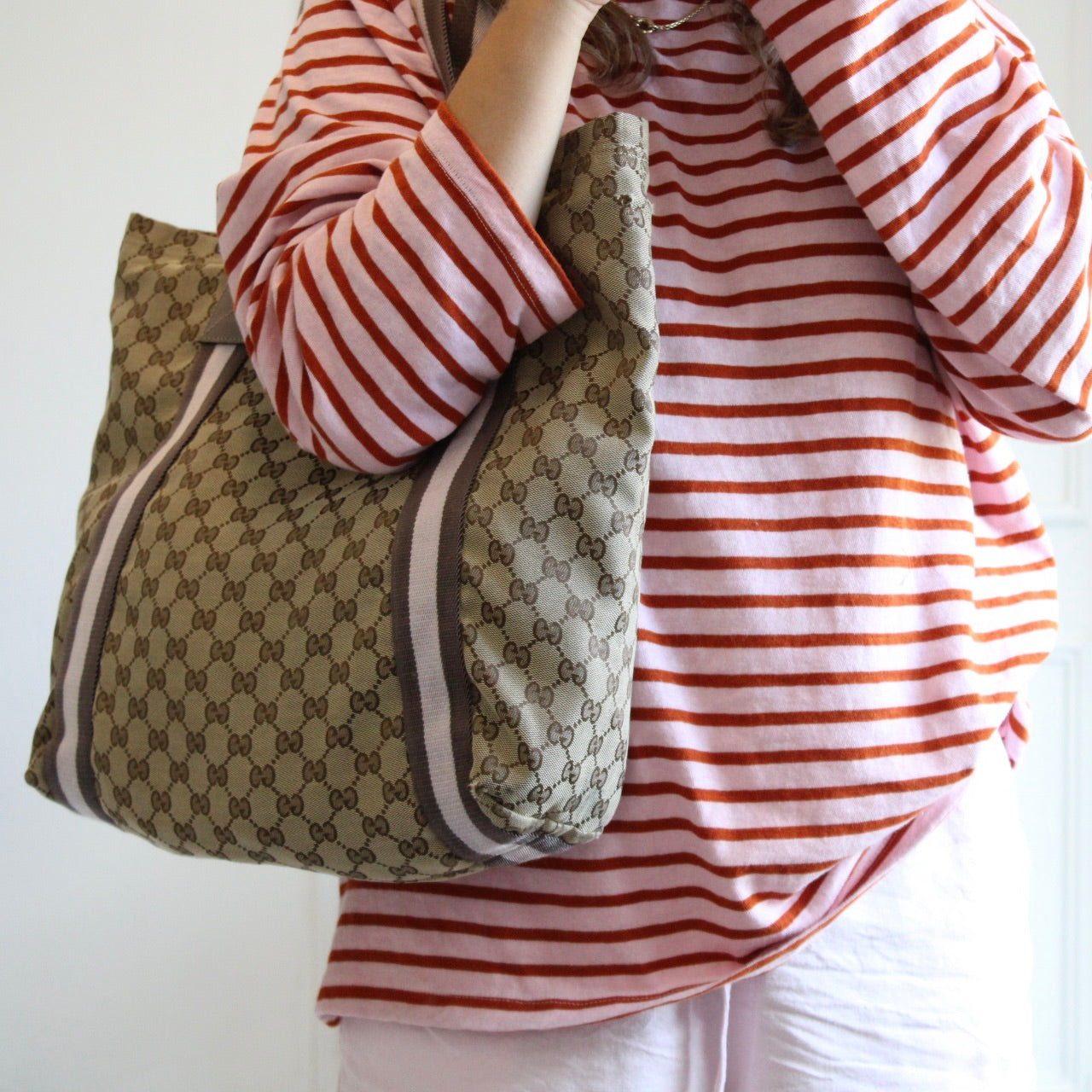 Gucci GG Canvas Tote Bag