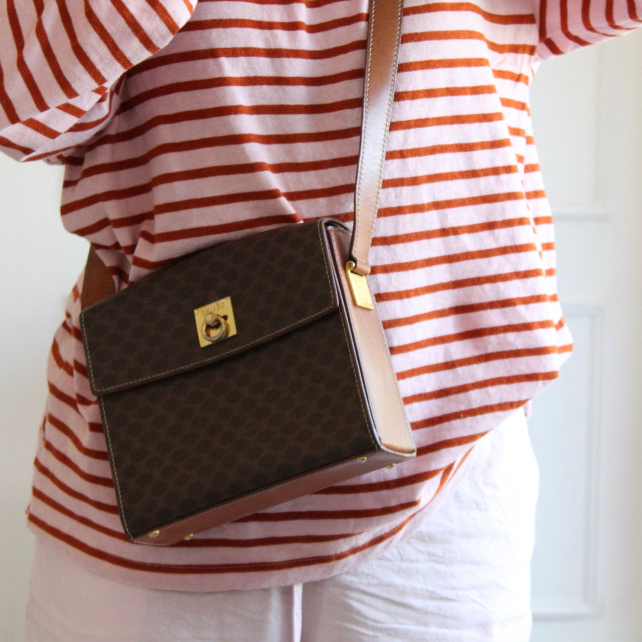 Celine Macadam Shoulder Bag