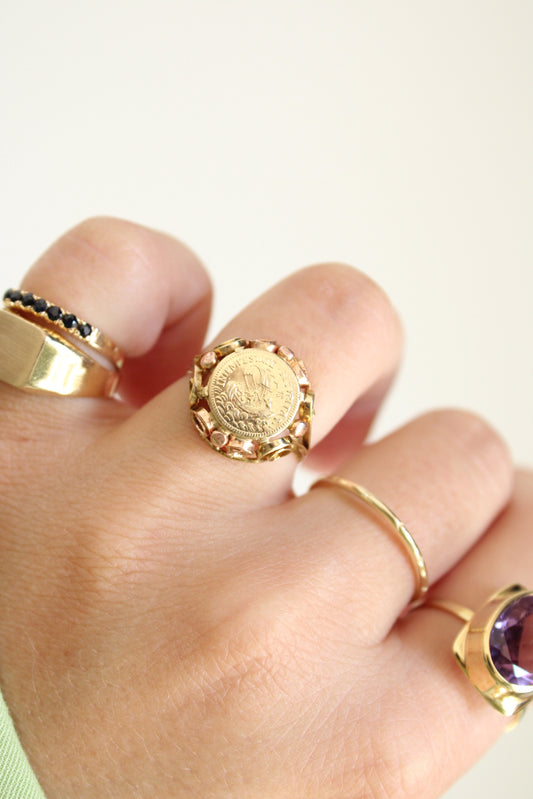 Very Rare St George Coin Ring