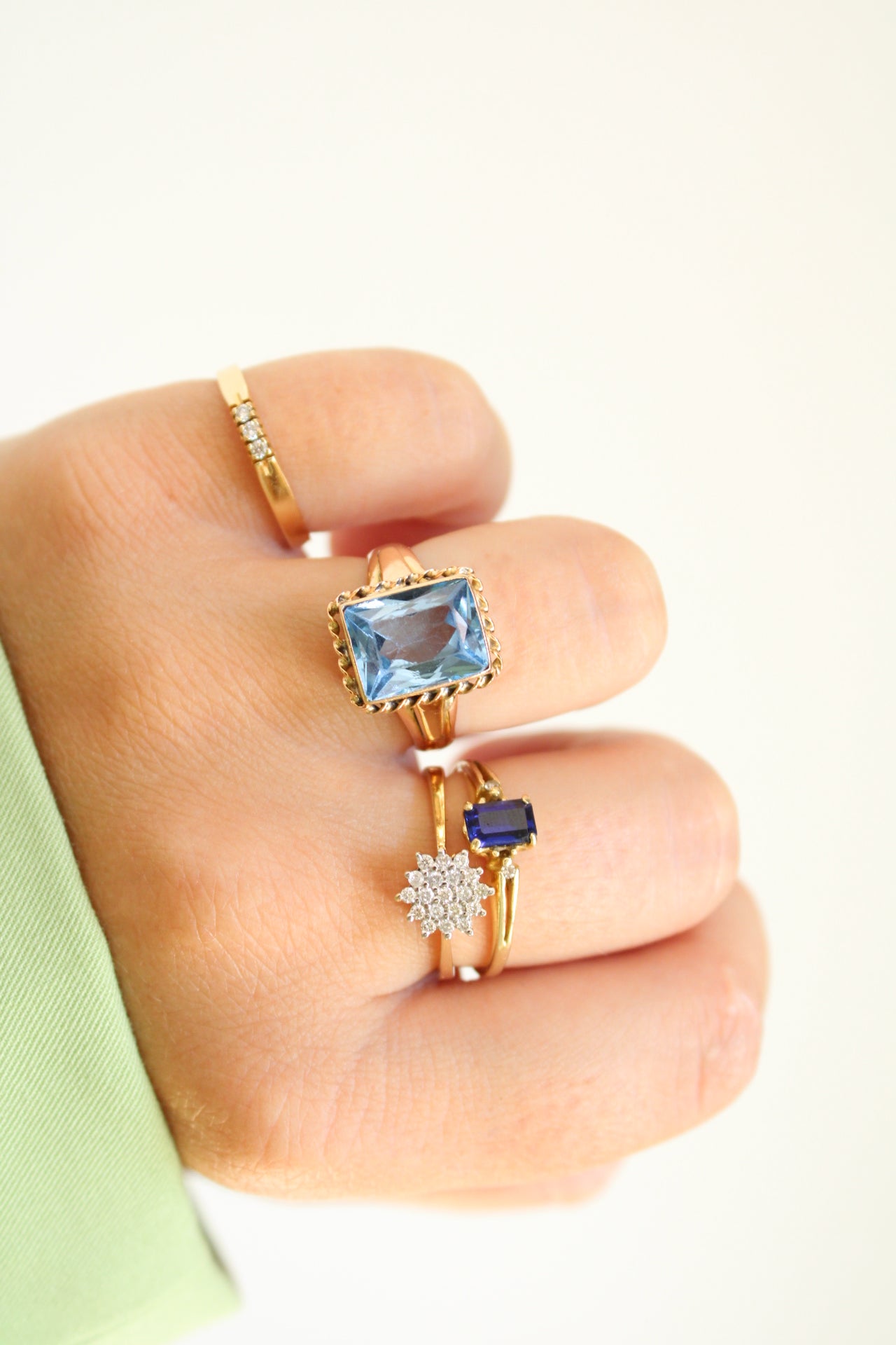 Diamond Trilogy Ring