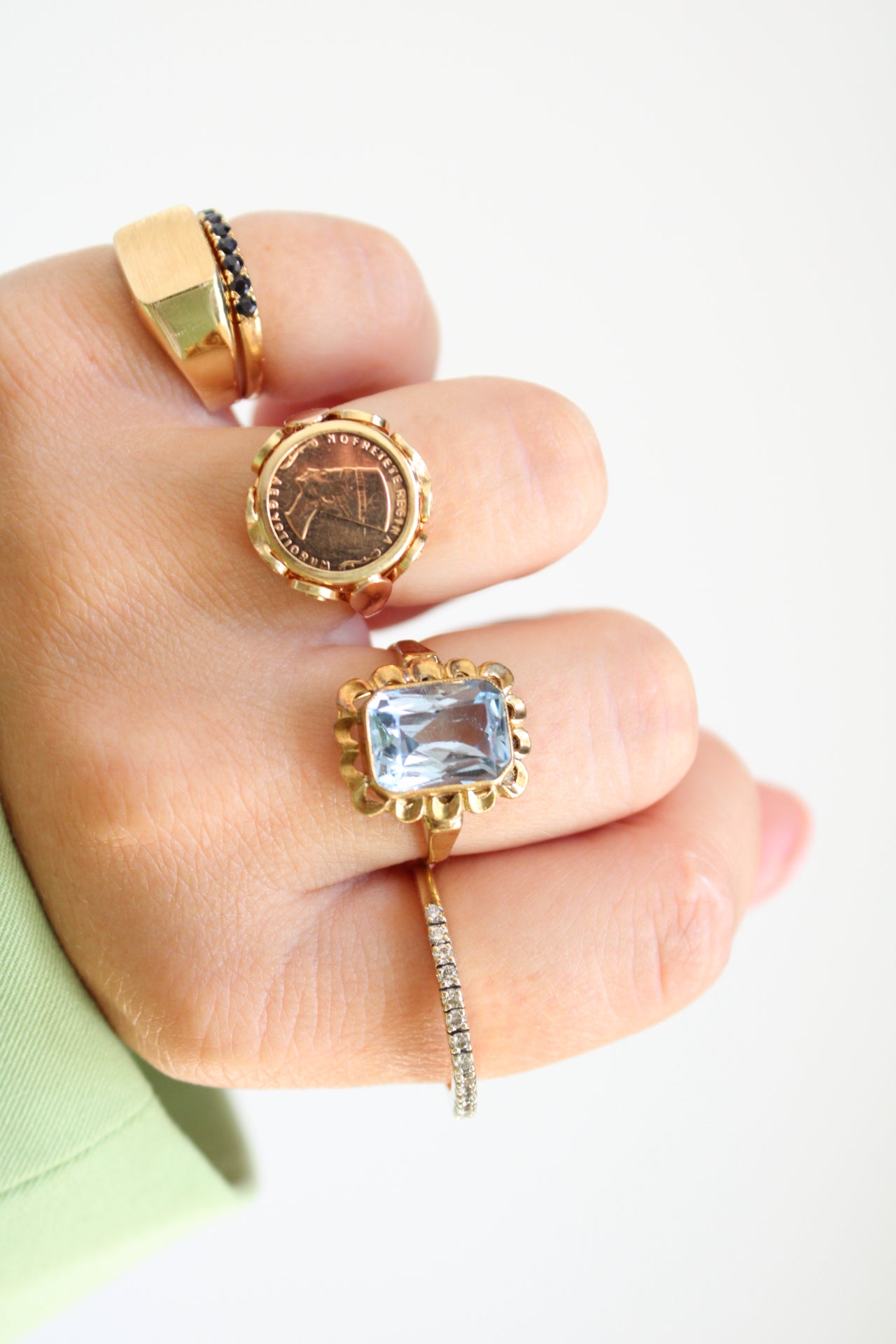 Nefertiti Coin Ring