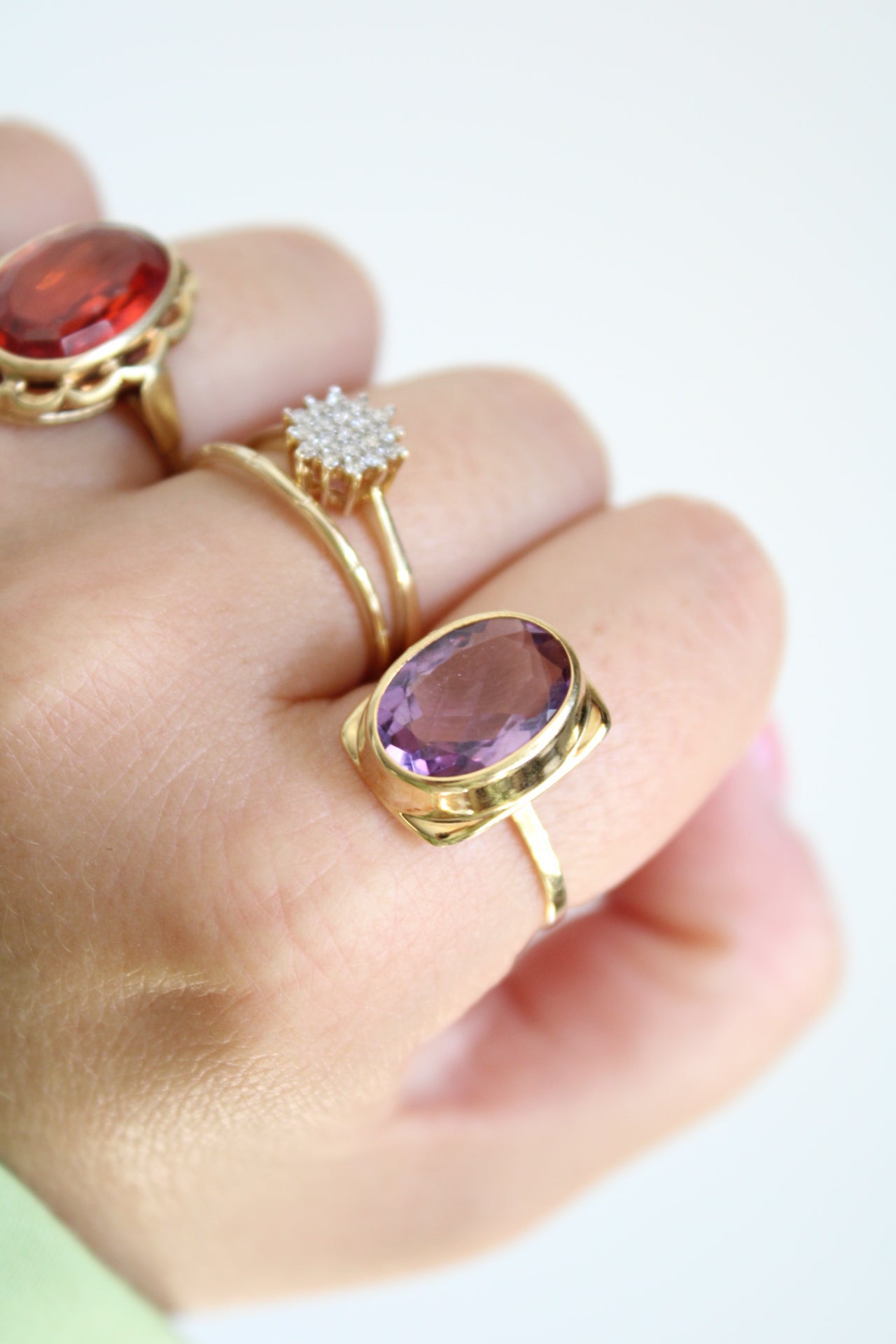 Statement Amethyst Ring