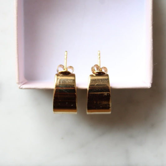 Bold Half Hoop Earrings