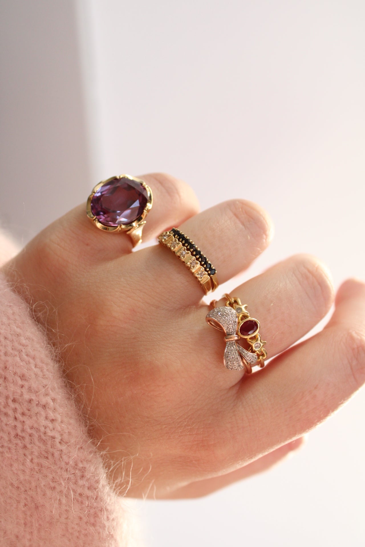 Heavy Alexandrite Statement Ring