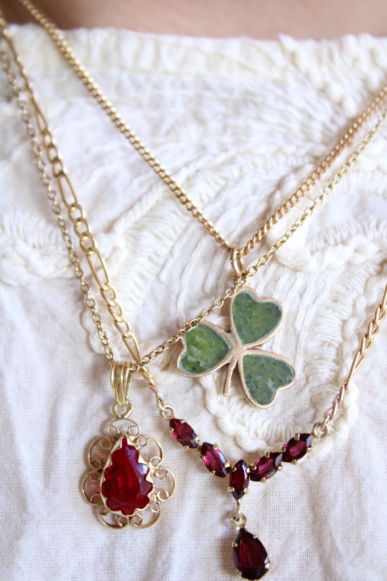 Rubellite Figaro Necklace