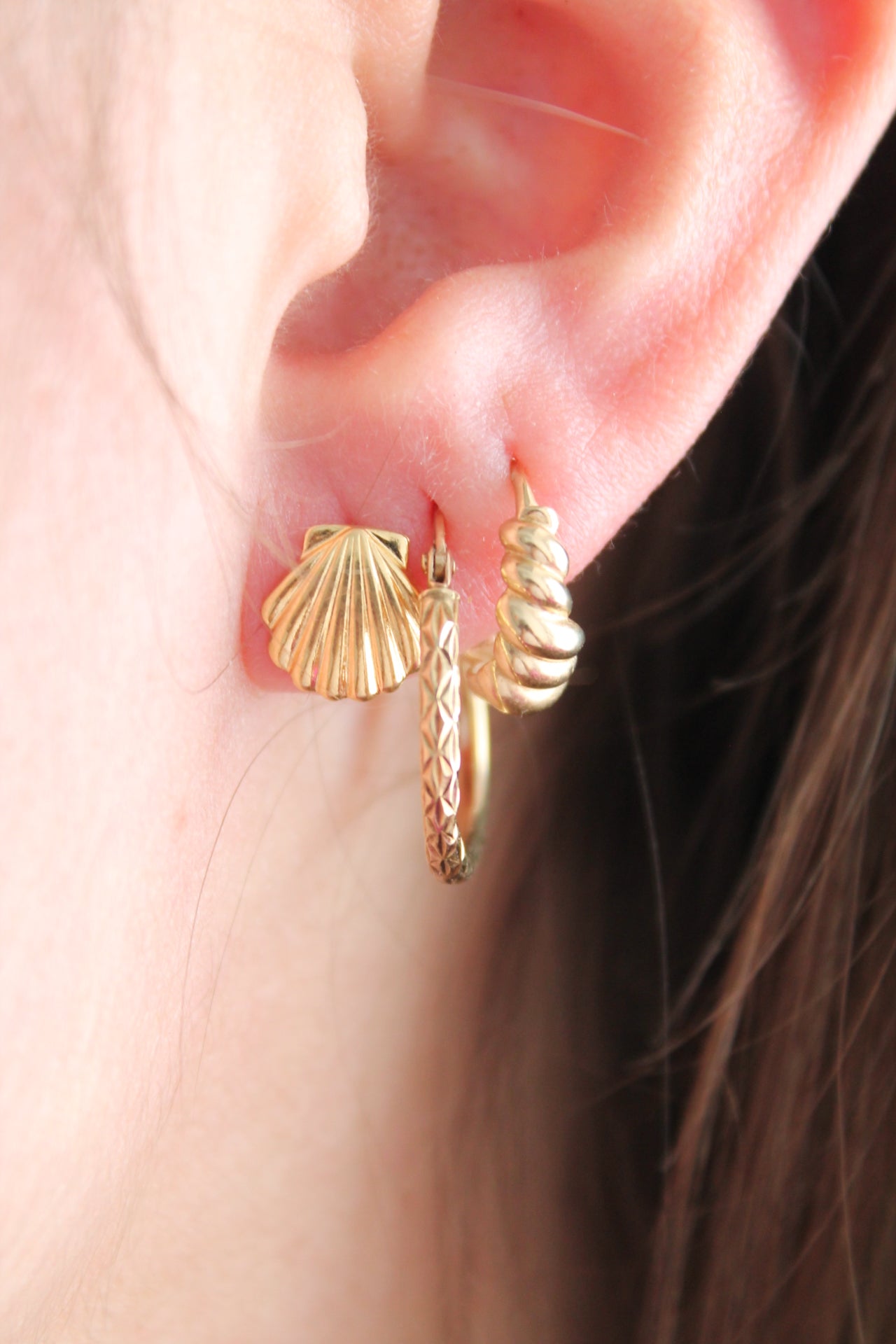 Shell Stud Earrings