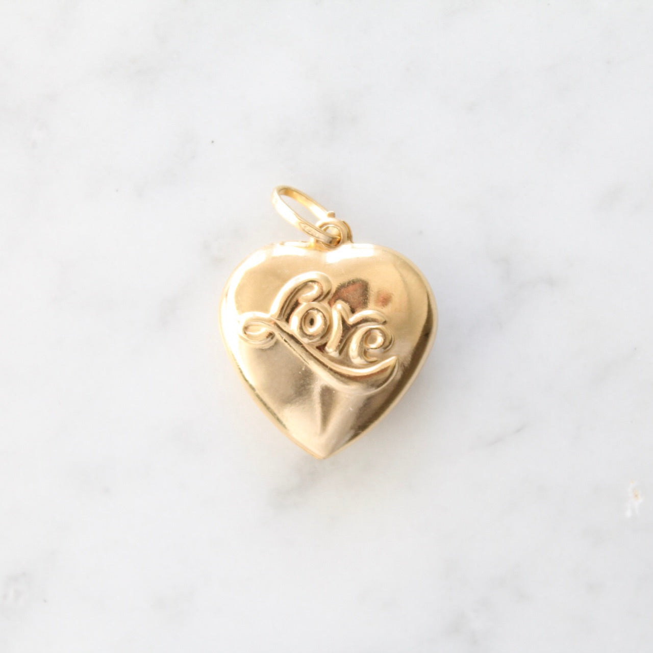 XL "LOVE" Heart Charm
