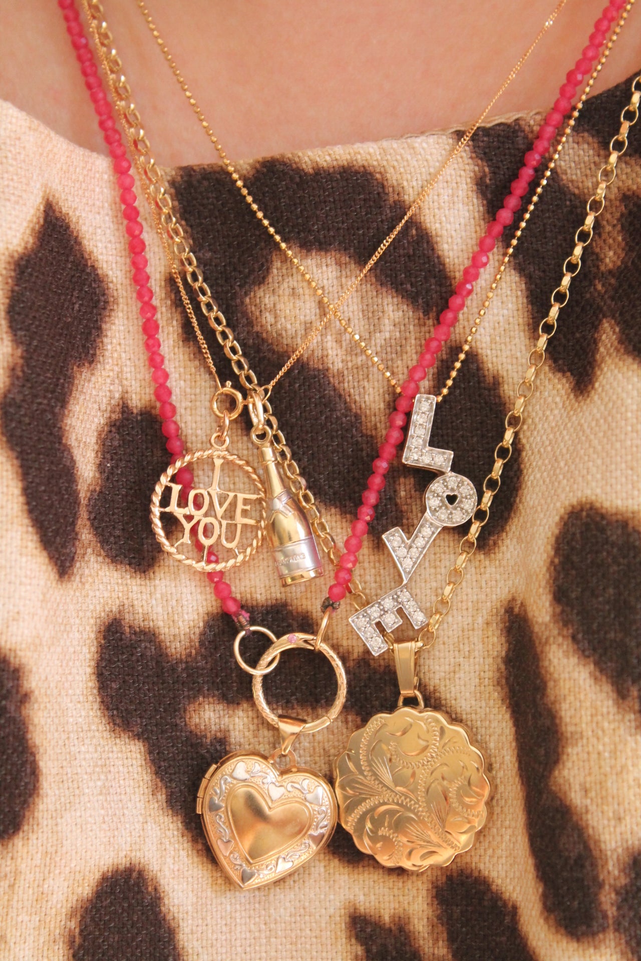 Champagne Bottle Charm