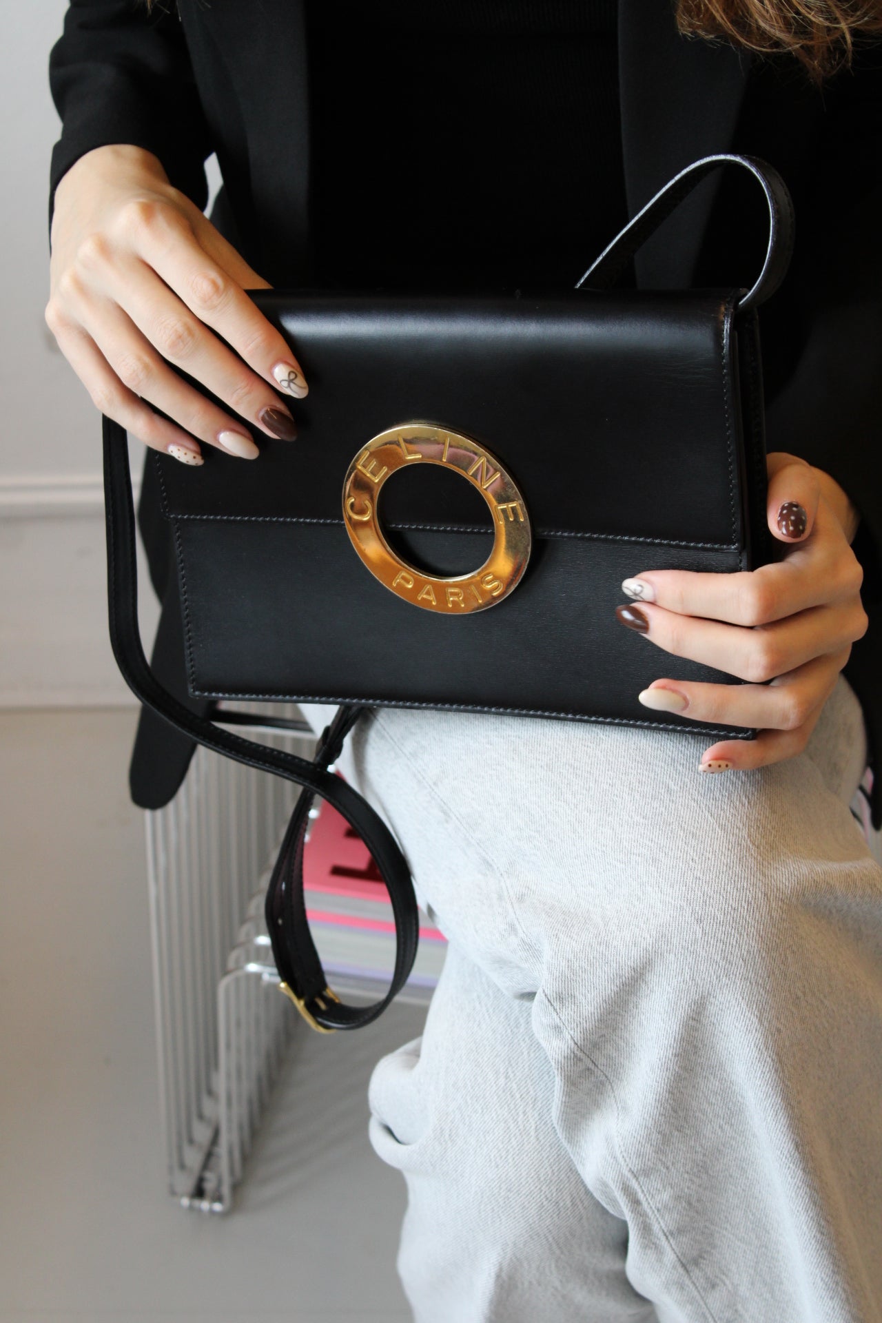 Celine Circle Shoulder Bag