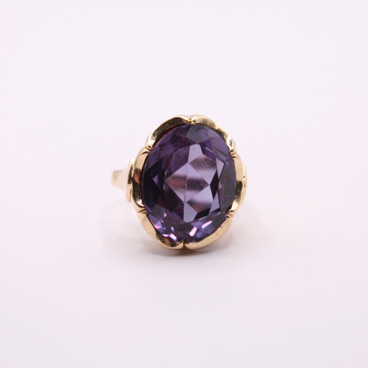 Heavy Alexandrite Statement Ring