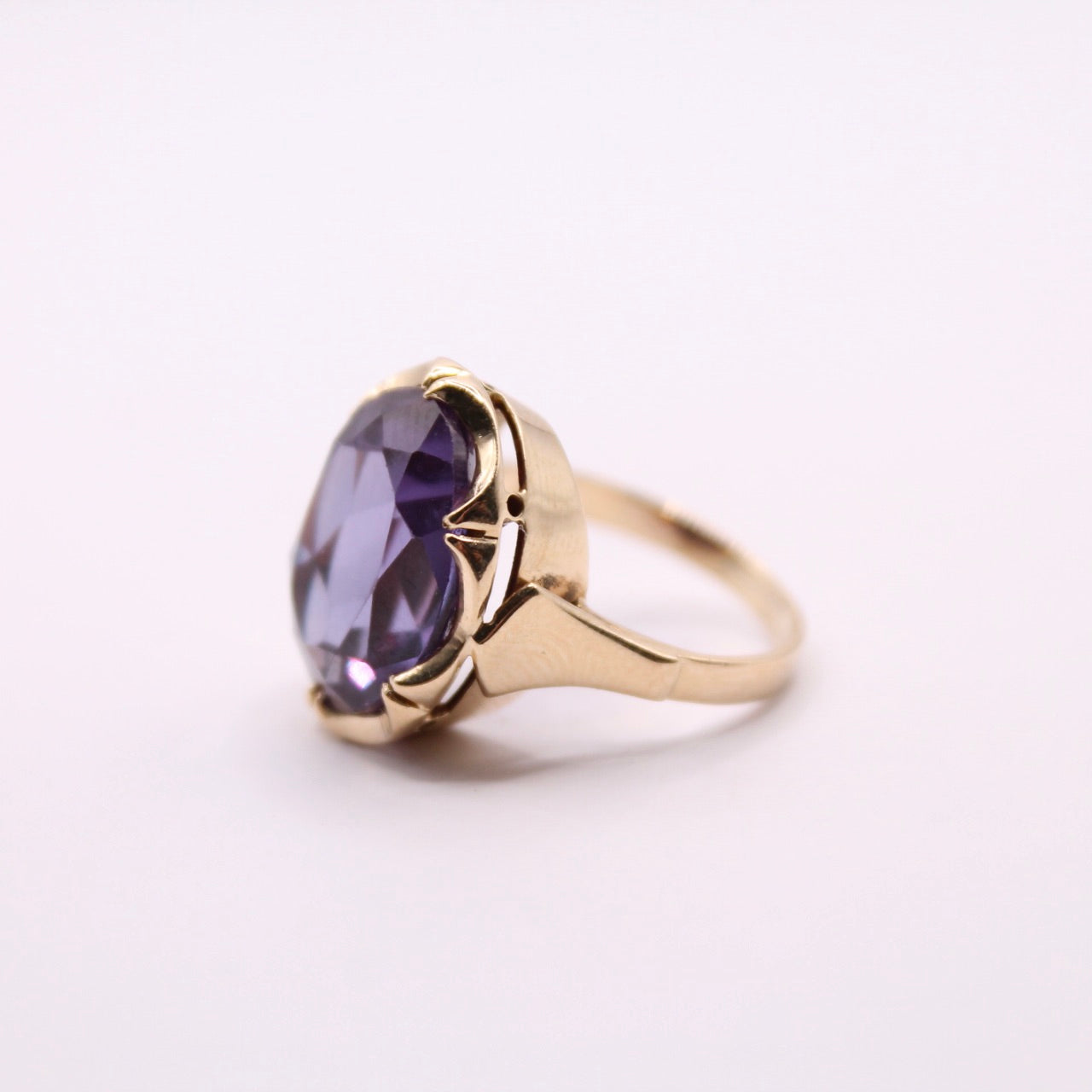 Heavy Alexandrite Statement Ring