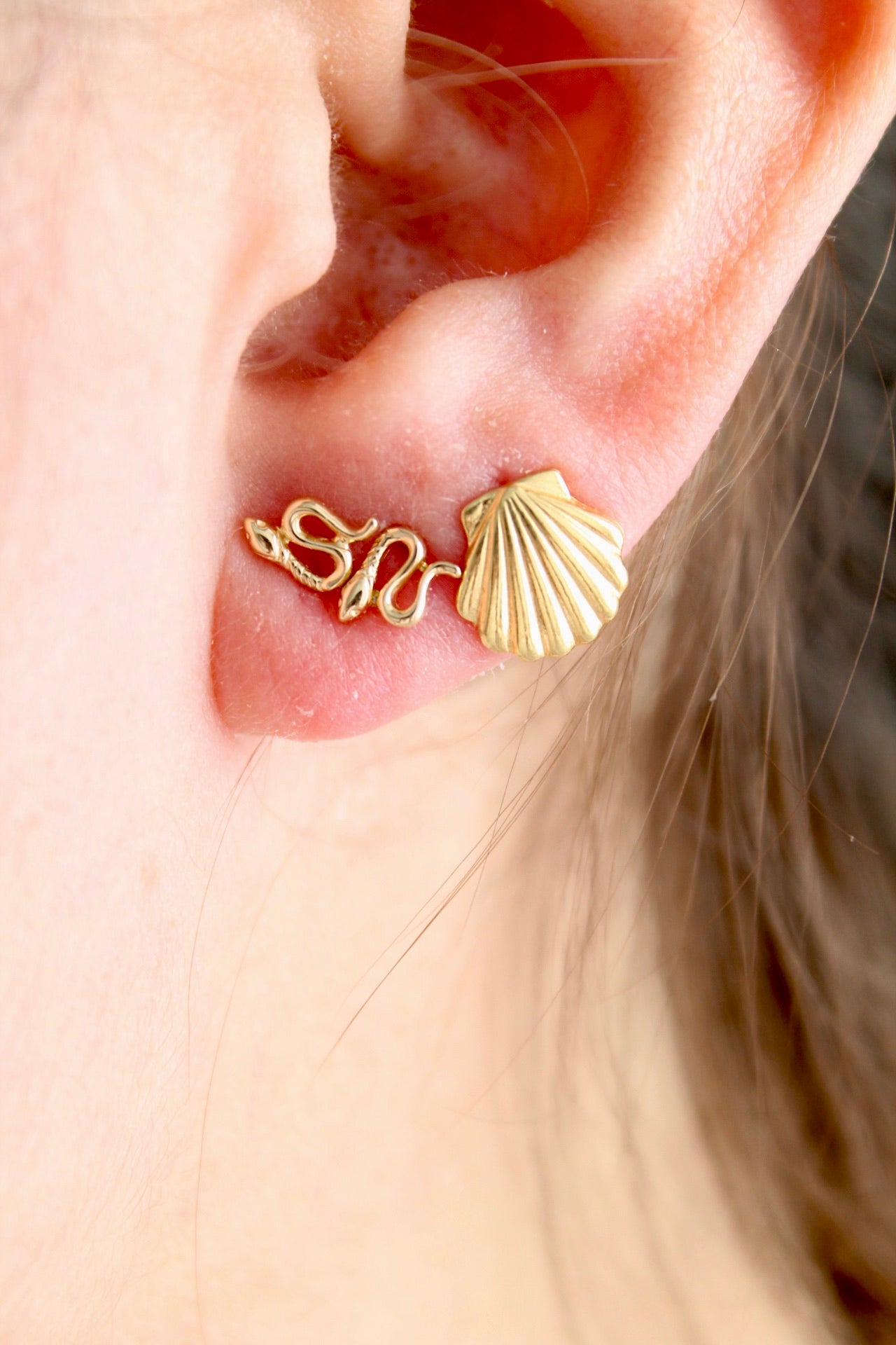 Snake Stud Earrings