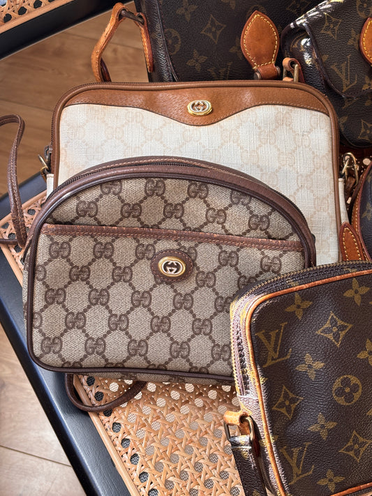 Gucci GG Supreme PVC Shoulder Bag