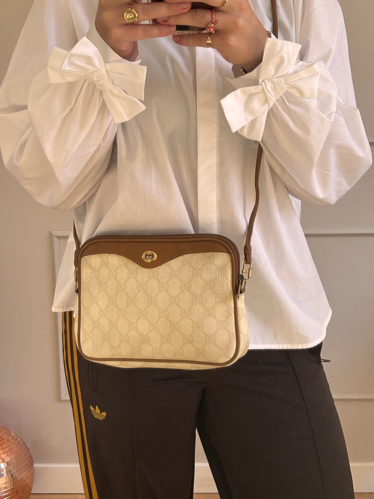 Gucci GG Supreme PVC Shoulder Bag