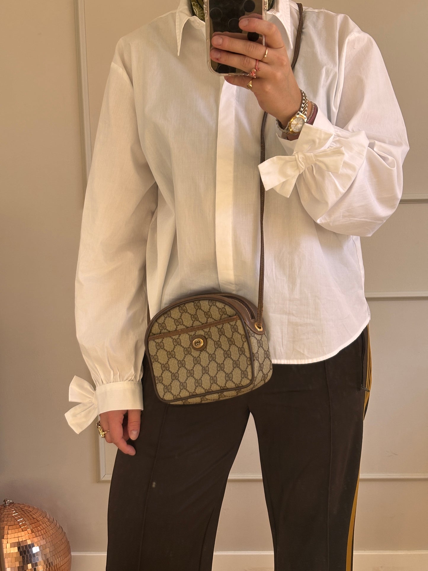 Gucci GG Supreme PVC Shoulder Bag